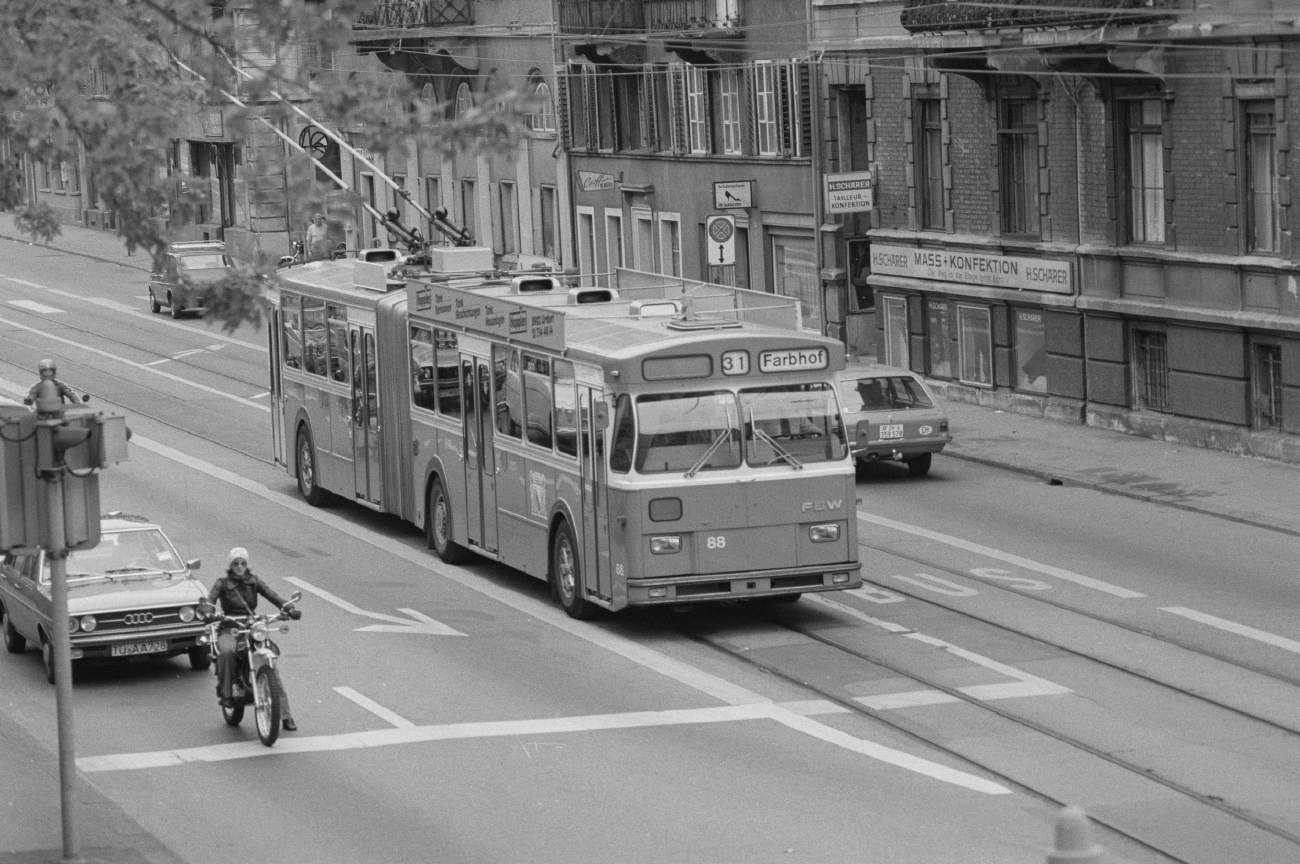 Zürich, FBW/Tüscher/BBC-SAAS GTr91 GTL — 88
