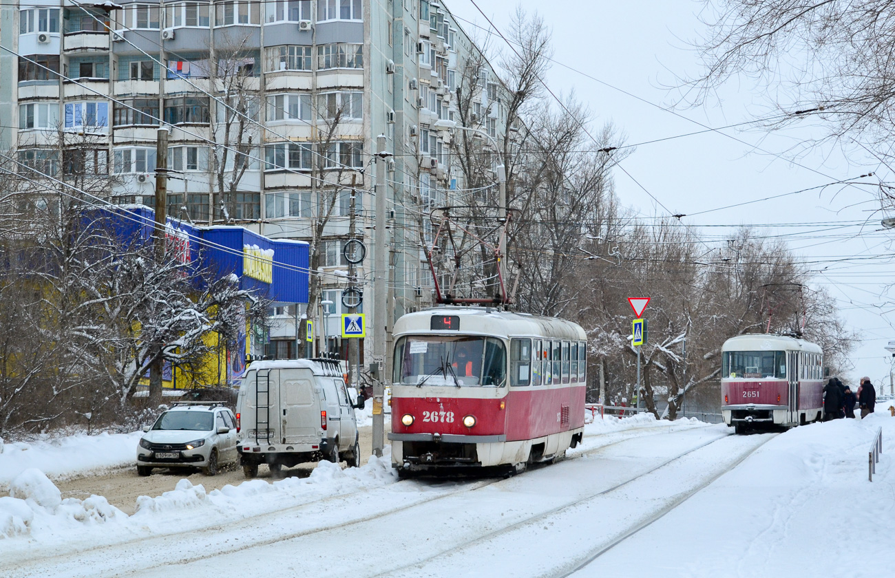 Волгоград, Tatra T3SU (двухдверная) № 2678