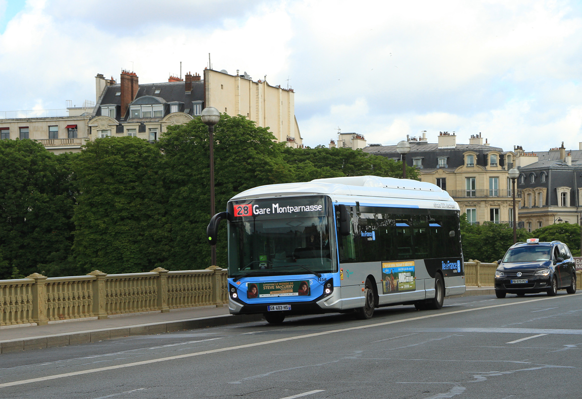 Paris - Versailles - Yvelines, Heuliez GX337 Electrique № 1458