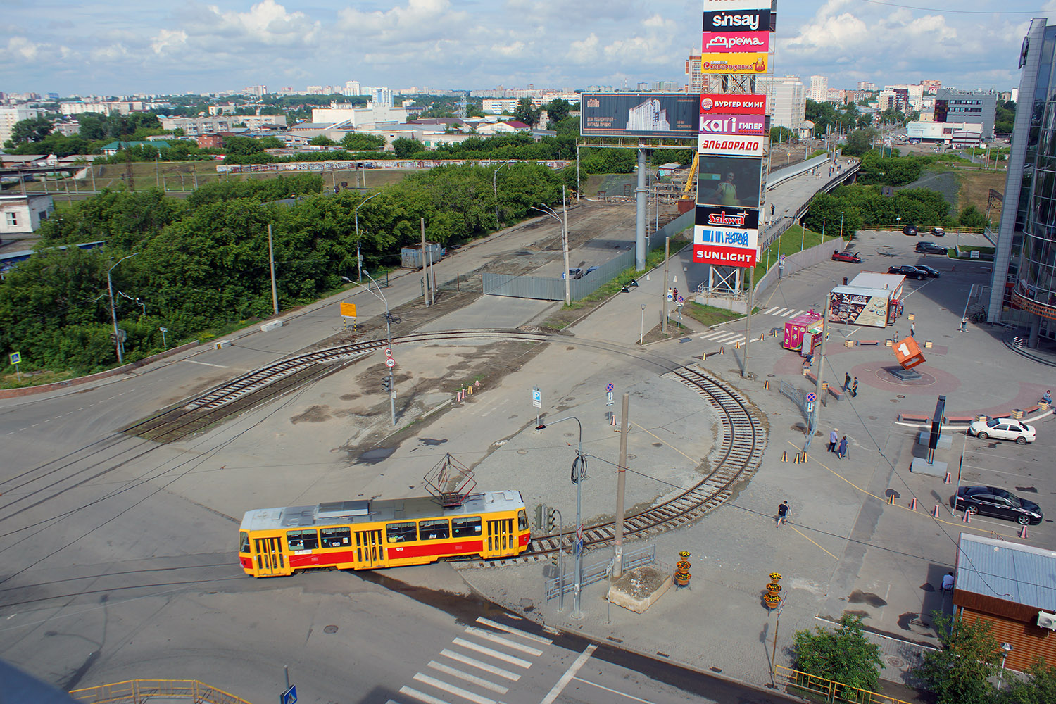Barnaul, Tatra T6B5SU Br. 1019; Barnaul — Reconstruction of bridge on Prospect Lenina and Kulagina Street