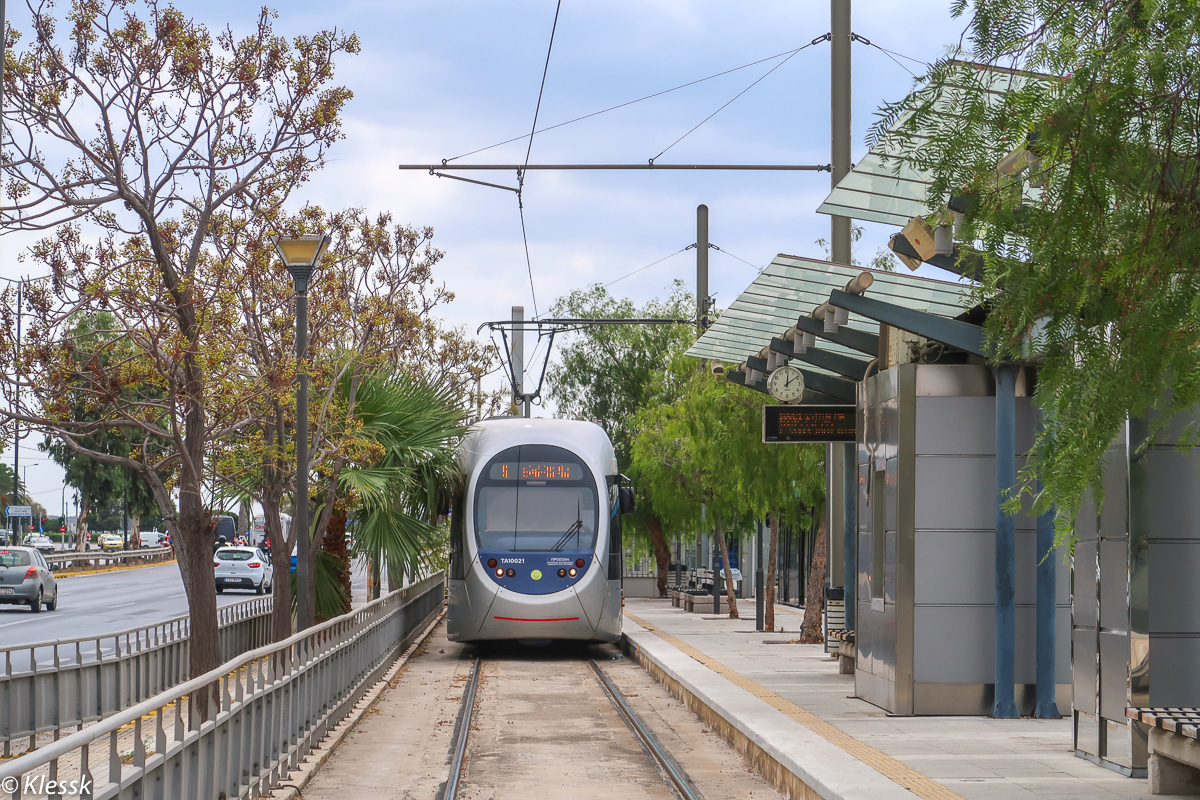 Афины — Трамваи – линии и инфраструктура