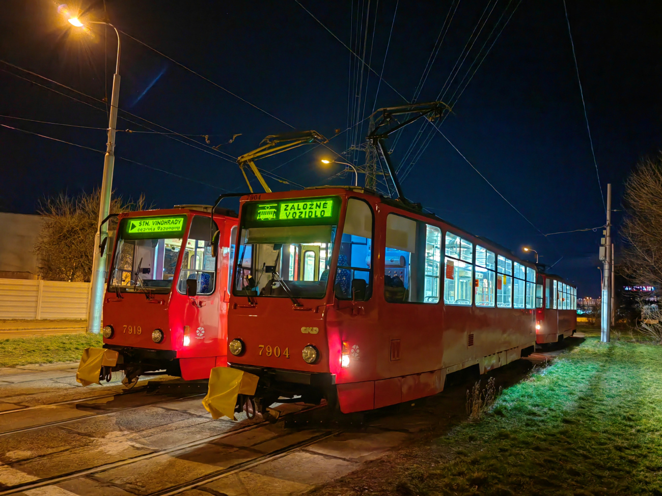 Pozsony, Tatra T6A5 — 7904; Pozsony, Tatra T6A5 — 7919