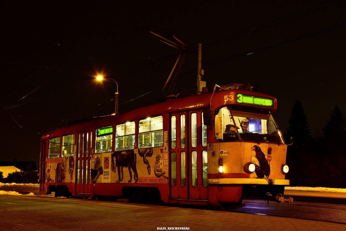 Liberec ― Jablonec nad Nisou, Tatra T3M.04 N°. 53