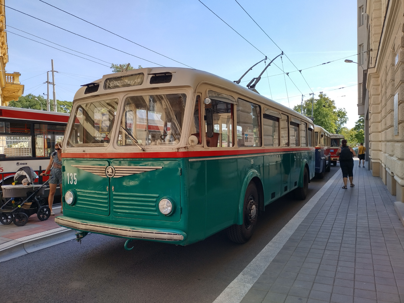 Брно, Škoda 6Tr2 № 135; Брно — Dopravní nostalgie 2022