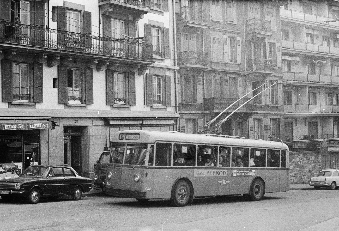 Lausanne, FBW/Tüscher/MFO Tr51 № 642; Lausanne — Miscellaneous photos; Lausanne — Old photos