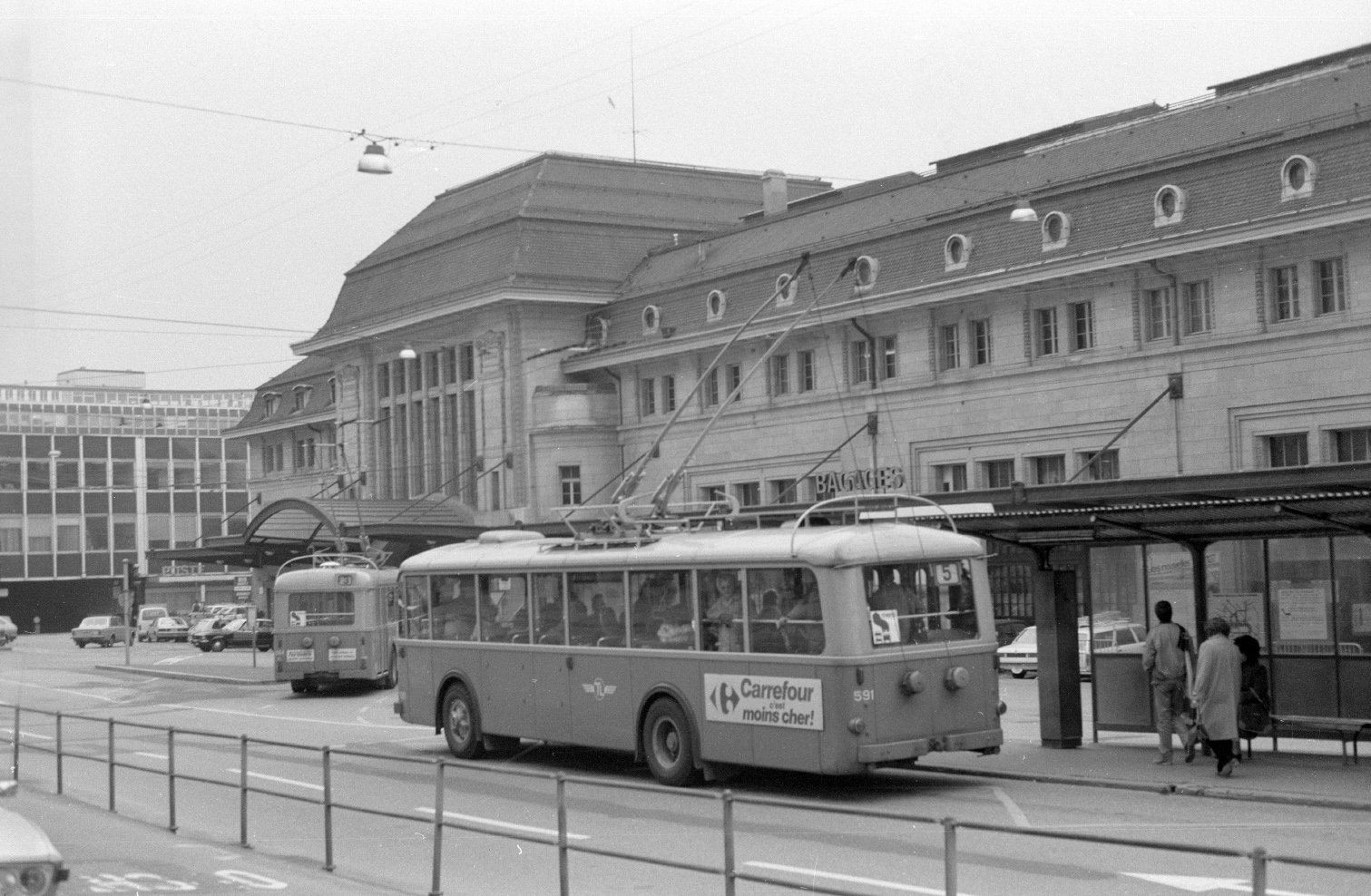 Lausanne, FBW/FFA/MFO Tr51 N°. 591; Lausanne — Old photos
