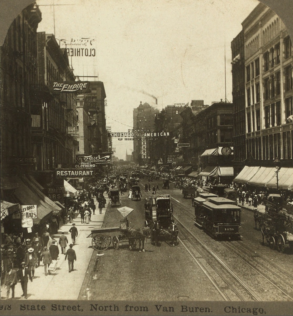 Chicago, Brill 2-axle trailer car č. 1458