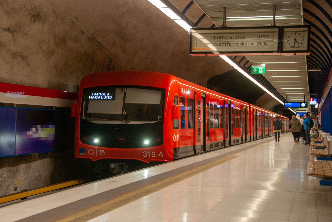 Хельсинки — Эспоо, CAF M300 № 316