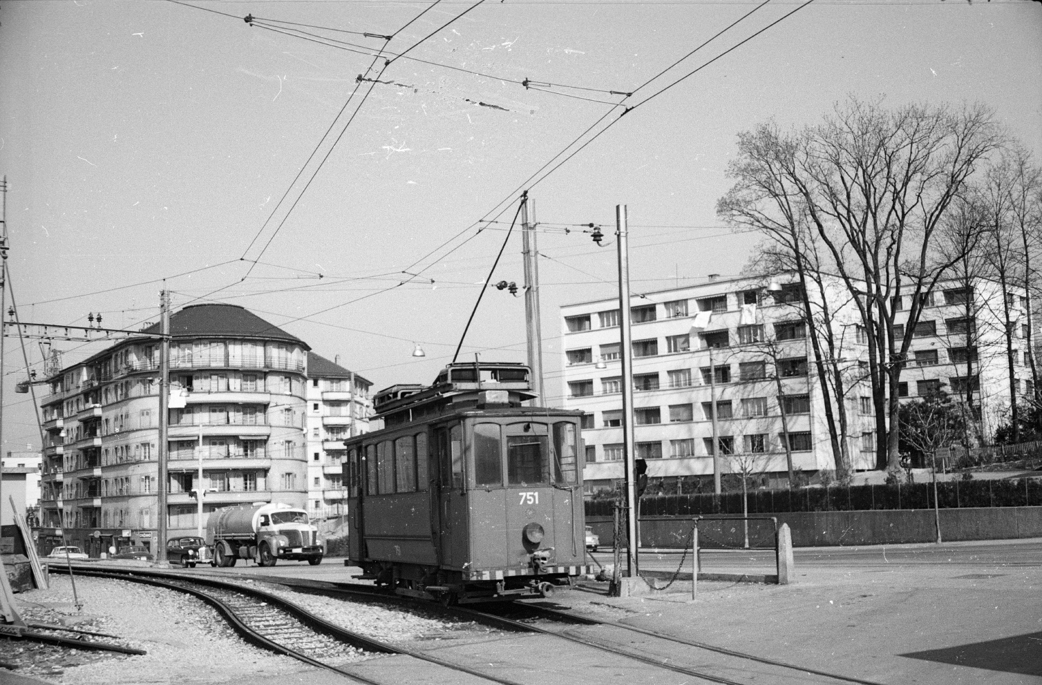 Lausanne, 2-axle motor car № 751; Lausanne — Old photos