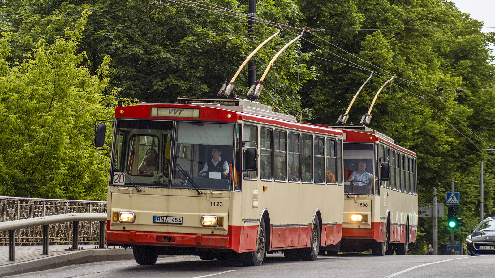 Вильнюс, Škoda 14Tr11/6 № 1123