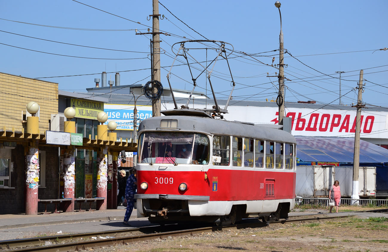 Volgograd, Tatra T3SU (2-door) Nr. 3009