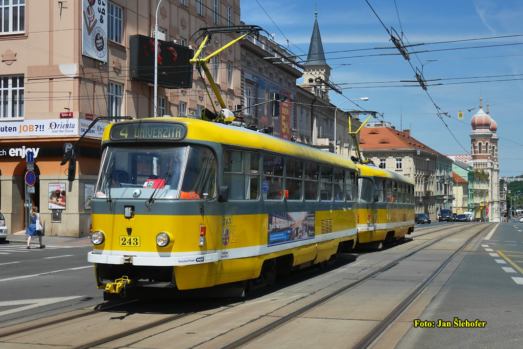 Пльзень, Tatra T3R.P № 243