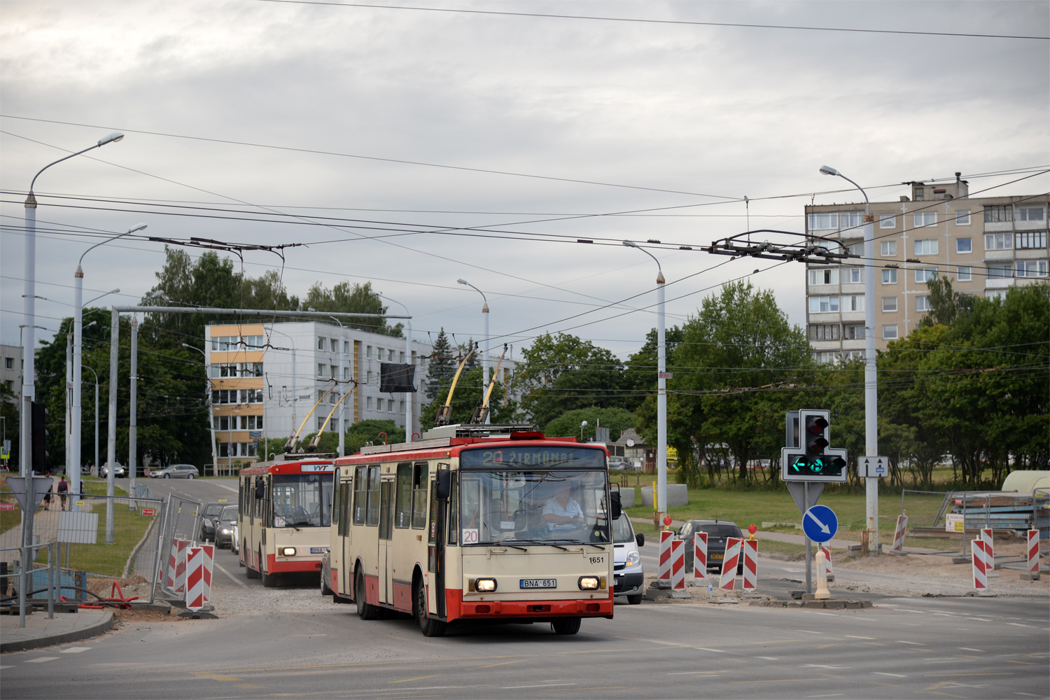 Vilnius, Škoda 14Tr17/6M nr. 1651