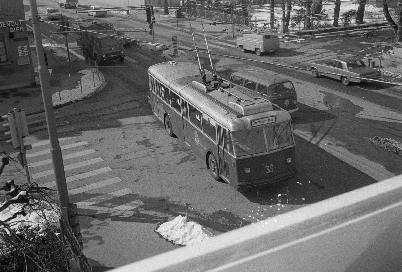 Винтертур, Saurer/FFA/BBC 4TP № 35; Винтертур — Старые фотографии