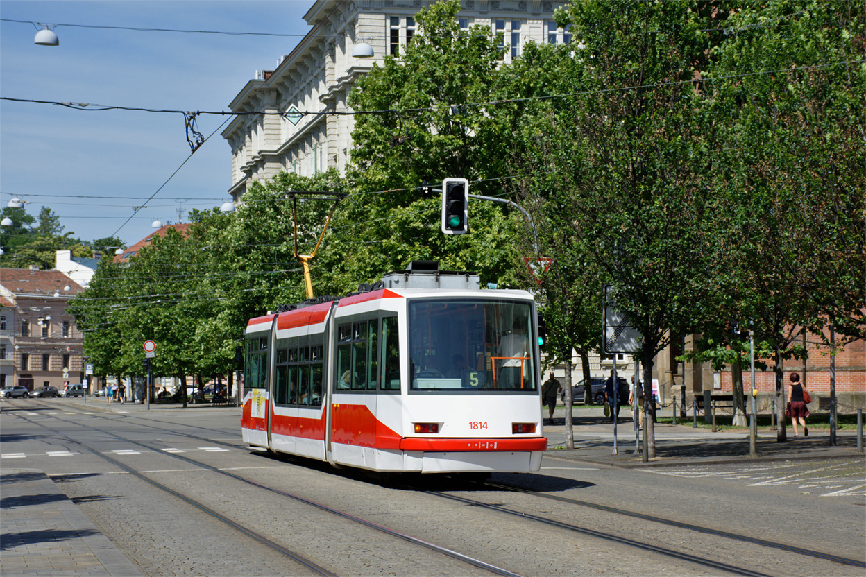 Brno, Škoda 03T6 Anitra Br. 1814 Brno, Škoda 03T6 Anitra Br. 1814