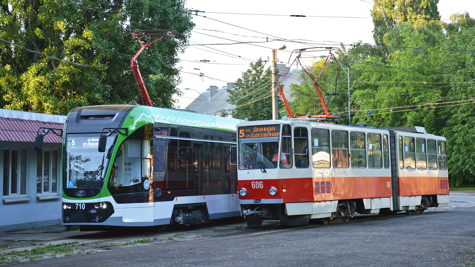 Калининград, Tatra KT4D № 606