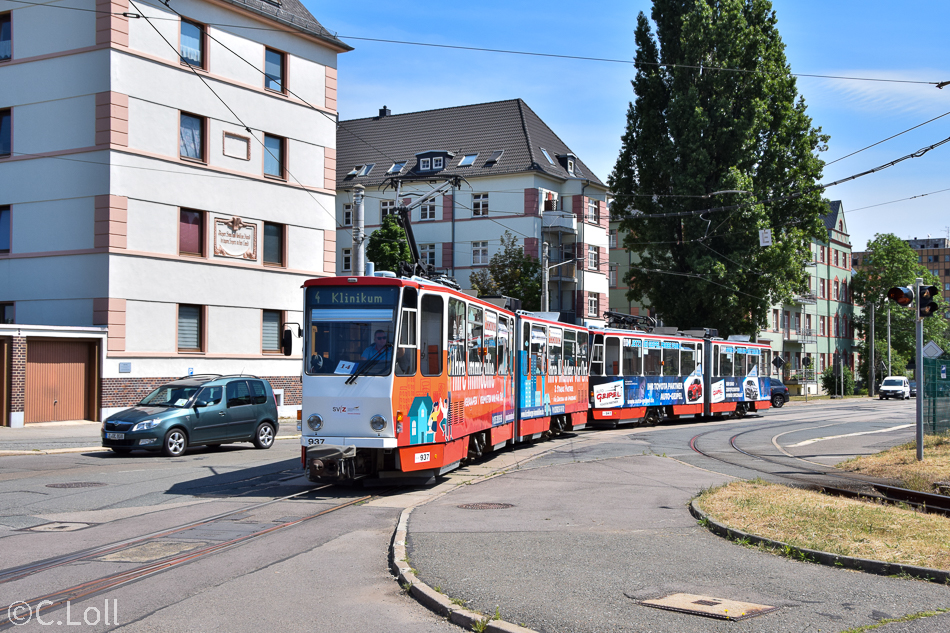 Zwickau, Tatra KT4DMC č. 937; Zwickau, Tatra KT4DMC č. 941