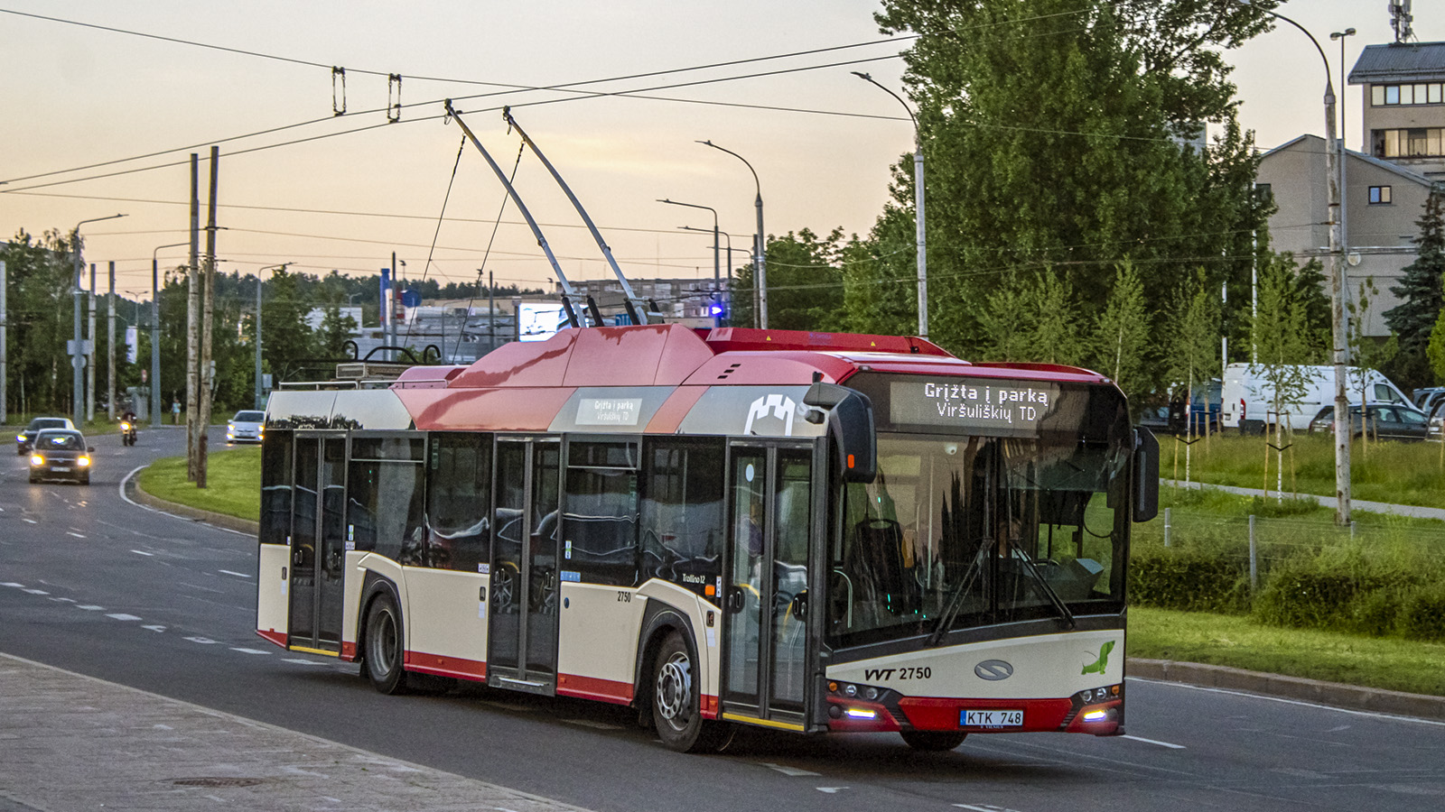 Вильнюс, Solaris Trollino IV 12 Škoda № 2750