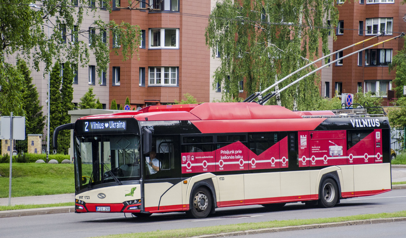 Вільнюс, Solaris Trollino IV 12 Škoda № 1723