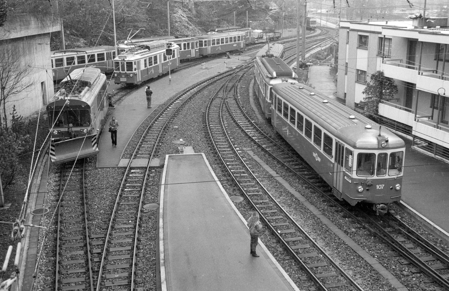 Цюрих, SWS/MFO Bt № 107; Цюрих, Снегоочиститель № 9; Цюрих — Forchbahn; Цюрих — Старые фотографии