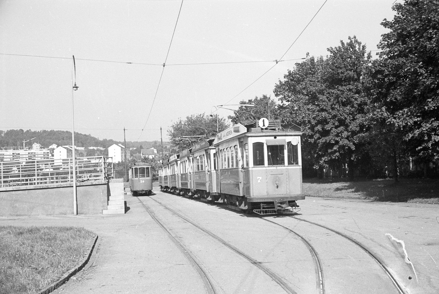 Шаффхаузен, SIG/MFO Ce 2/2 № 7; Шаффхаузен — Старые фотографии