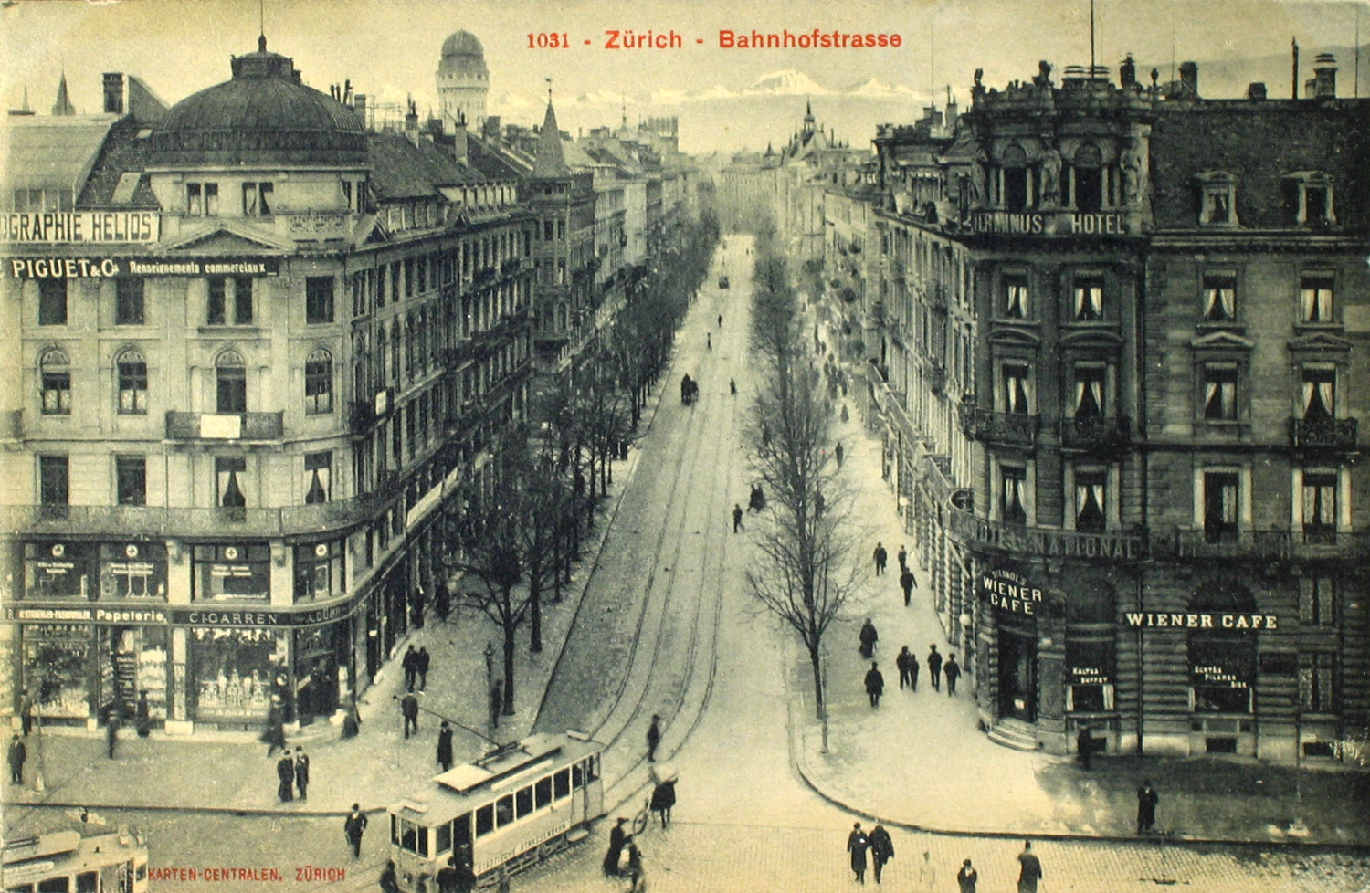 Цюрих — Старые фотографии