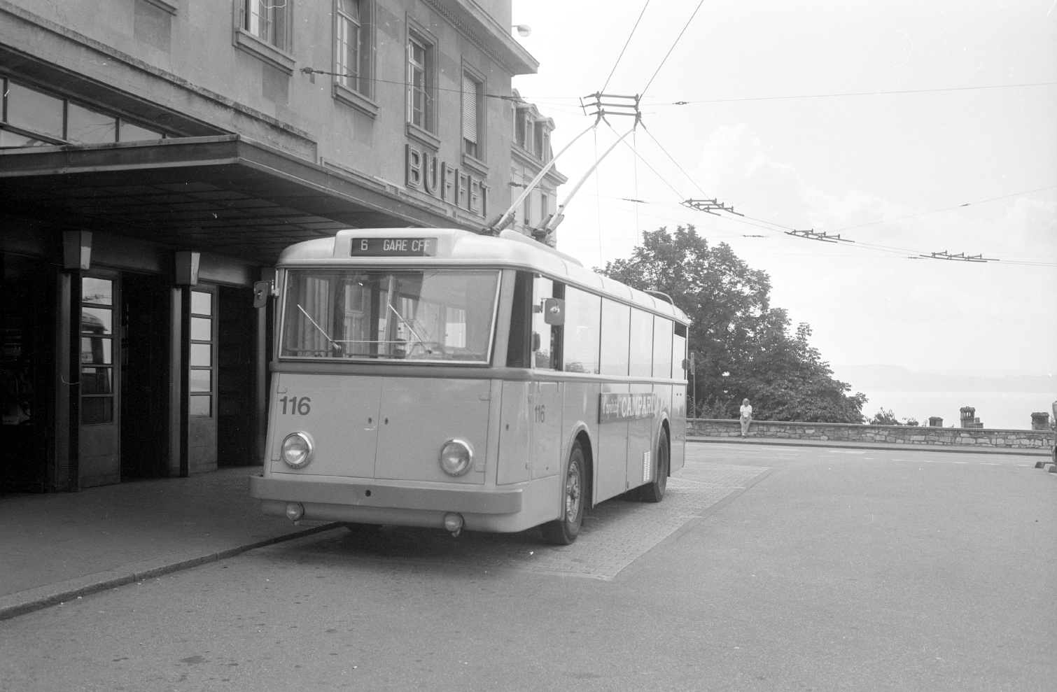 Невшатель, Saurer/Hess/SAAS 4TP № 116; Невшатель — Cтарые фотографии