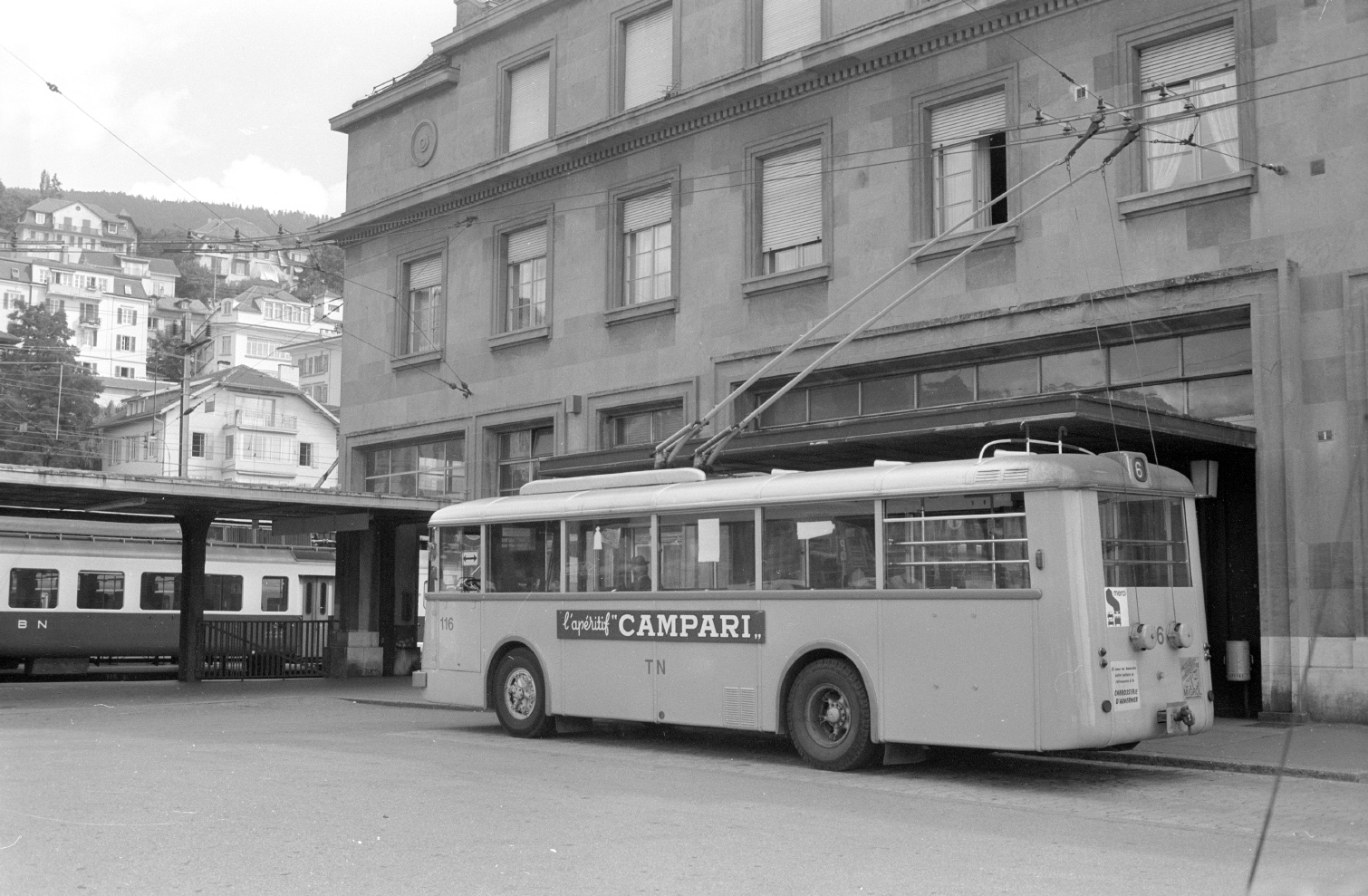Невшатель, Saurer/Hess/SAAS 4TP № 116; Невшатель — Cтарые фотографии
