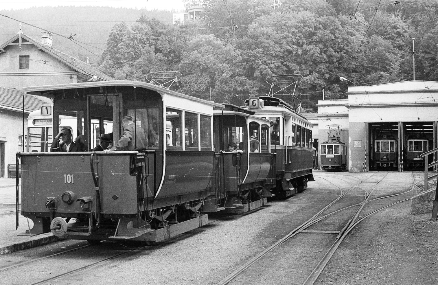 Инсбрук, Двухосный прицепной Graz № 101; Инсбрук — Старые фотографии