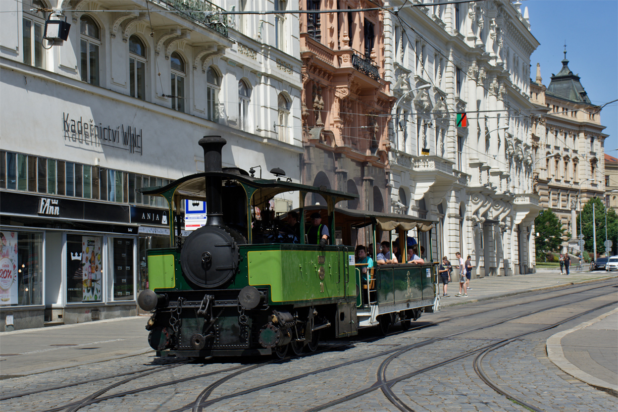 Brno, Krauss steam engine # 10; Brno — Dopravní nostalgie 2022