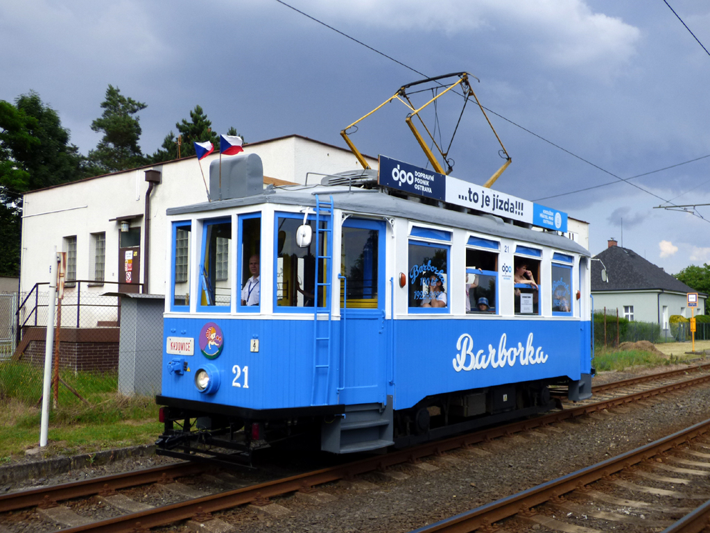Ostrava, SMMD 2-axle motor car # 21