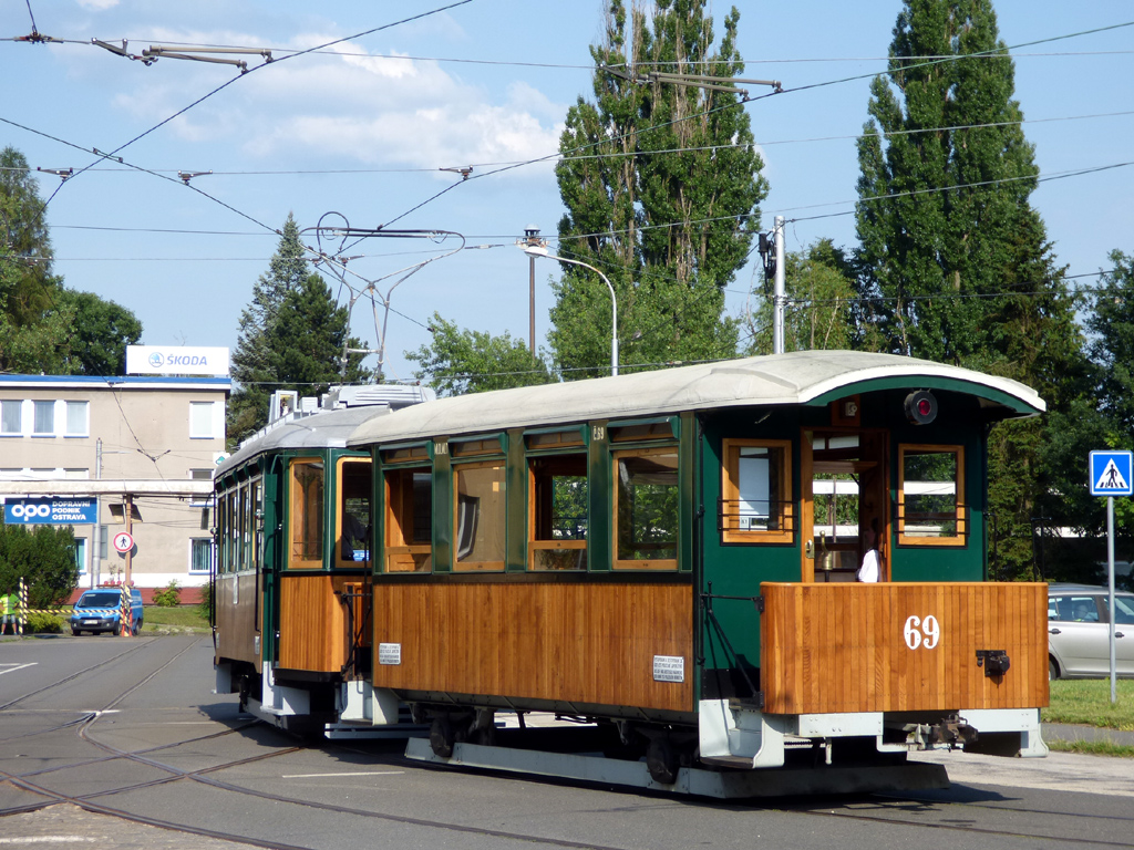 Ostrava, Graz 2-axle trailer car nr. 69