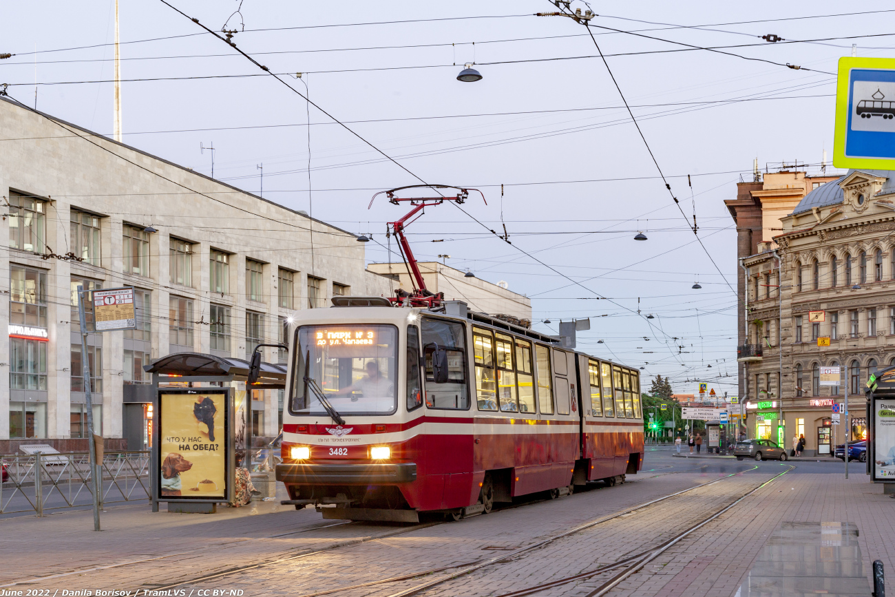 Санкт-Петербург, ЛВС-86К № 3482