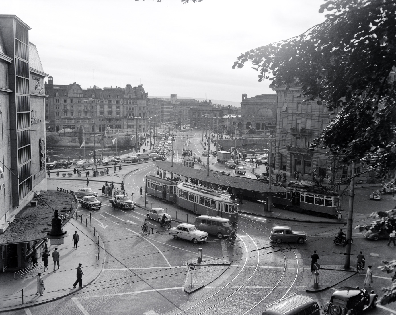 Zürich, SWS/MFO Ce 4/4 "Kurbeli" č. 1367; Zürich — Old photos