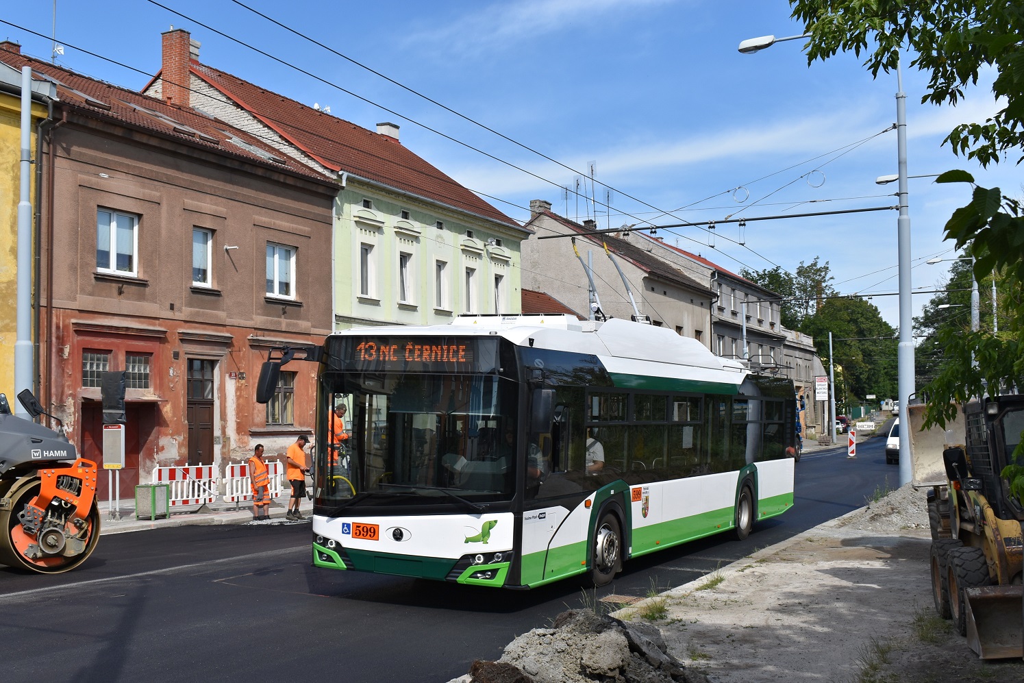 Пилзен, Škoda 26Tr Solaris IV № 599 Пилзен, Škoda 26Tr Solaris IV № 599