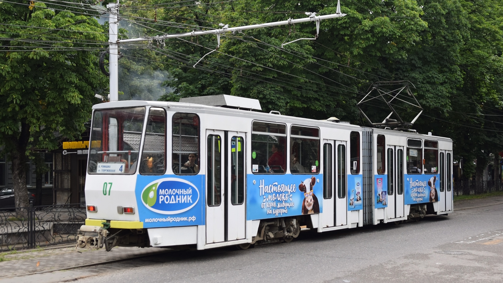Пятигорск, Tatra KT4D № 07