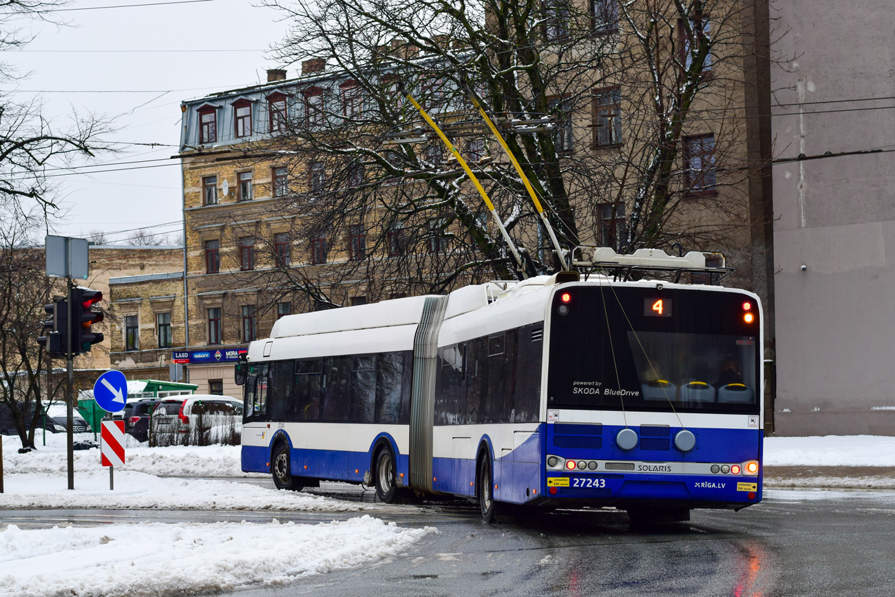 Рига, Škoda 27Tr Solaris III № 27243