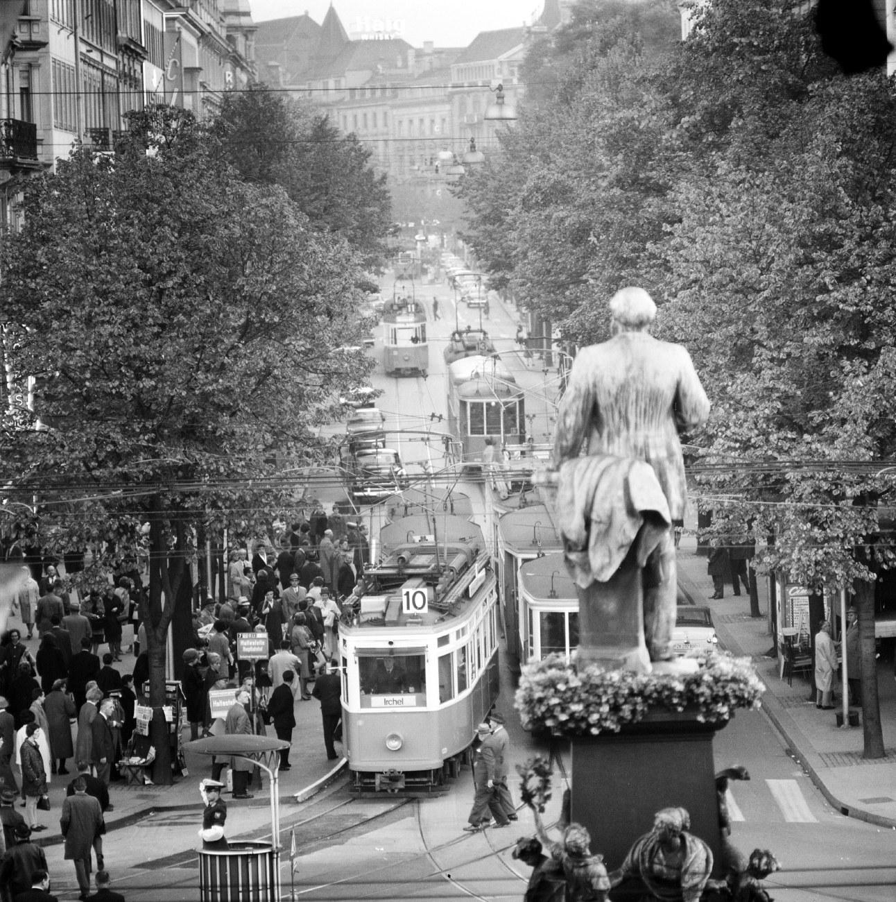 Цюрих, SWS/MFO Ce 4/4 "Elefant" № 1321; Цюрих — Старые фотографии