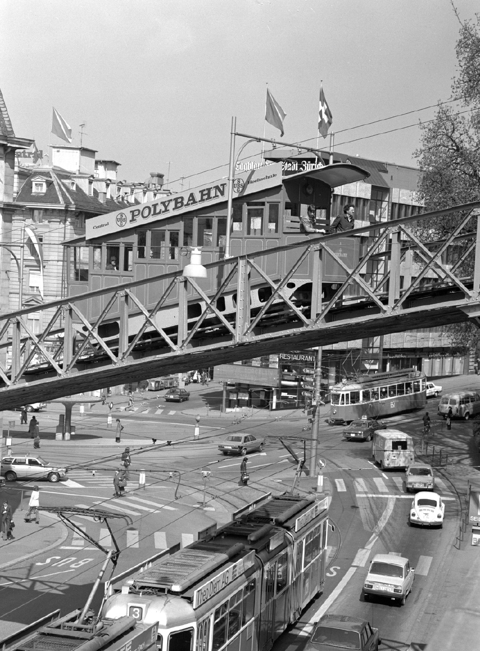 Цюрих, SLM № 1; Цюрих — Polybahn; Цюрих — Старые фотографии