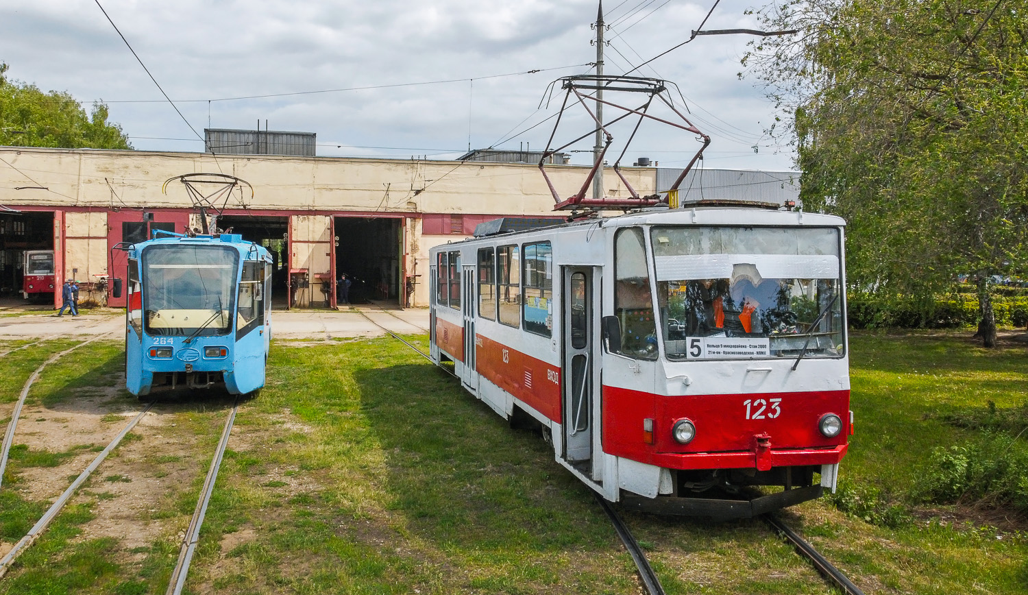 Липецк, Tatra T6B5SU № 123
