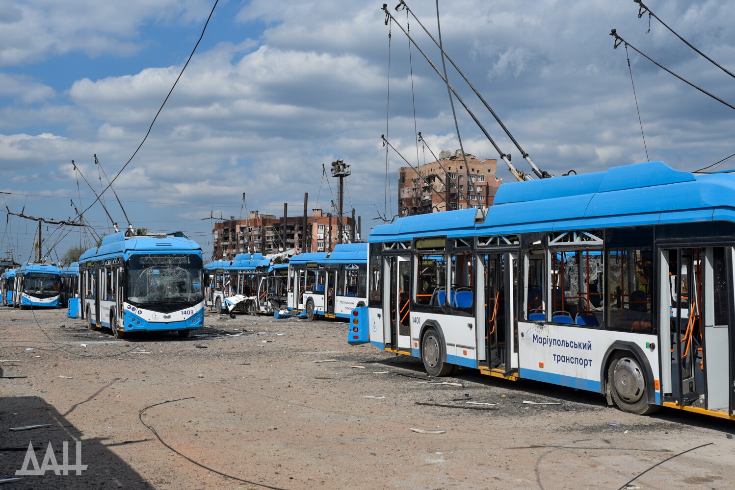 Мариуполь, АКСМ 321 (БКМ-Україна) № 1403; Мариуполь — Последствия боевых действий 24.02.2022—20.05.2022