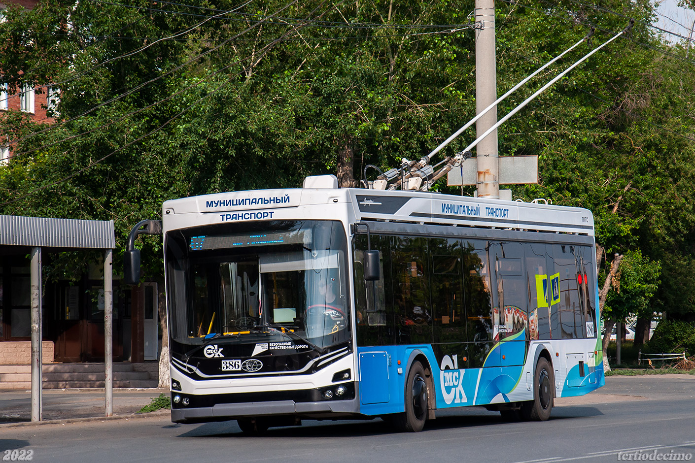 Омськ, ПКТС-6281.00 «Адмирал» № 386