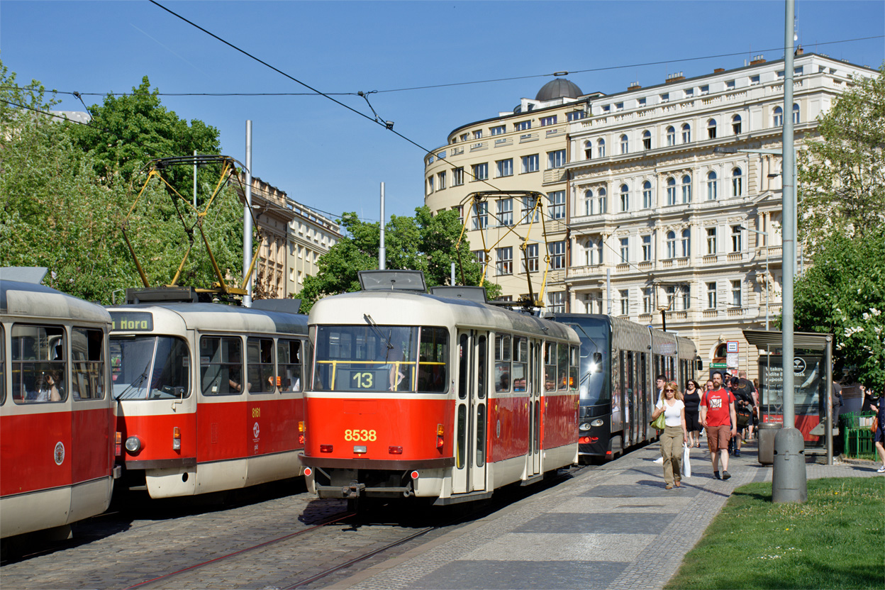 Prága, Tatra T3R.P — 8538