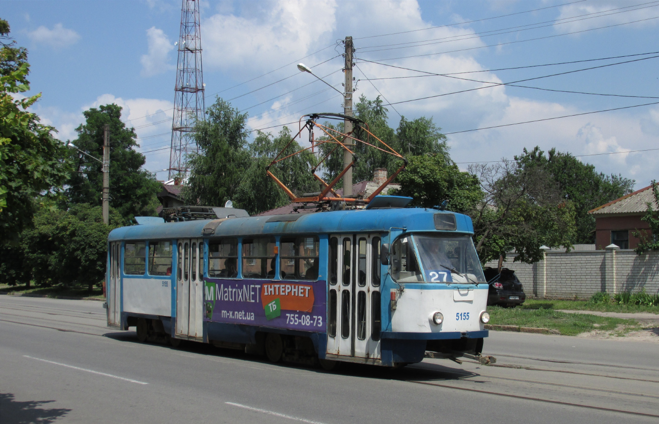 Харьков, Tatra T3A № 5155