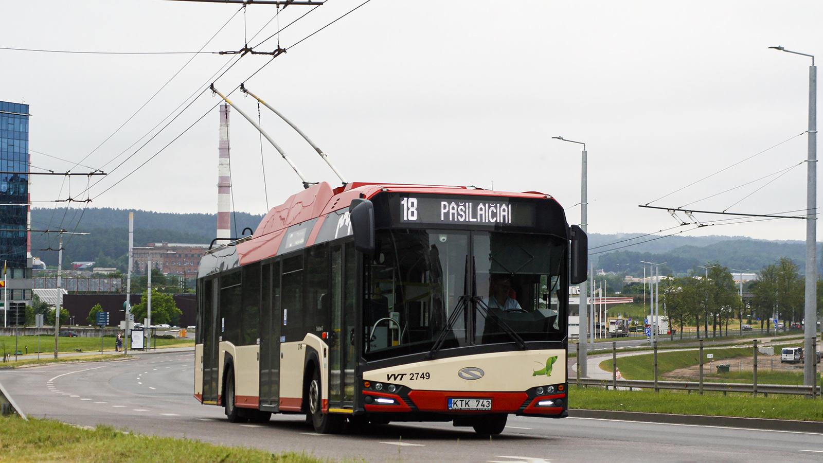 Вильнюс, Solaris Trollino IV 12 Škoda № 2749