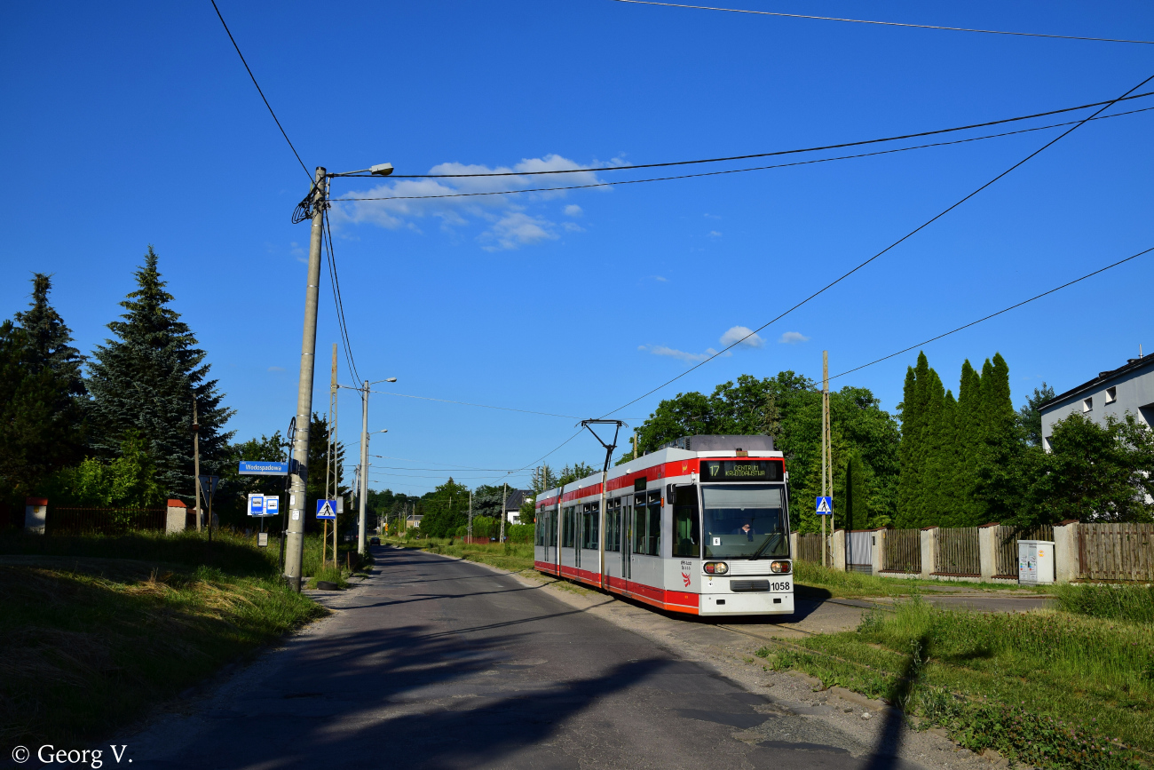 Лодзь, Duewag MGT6D № 1058