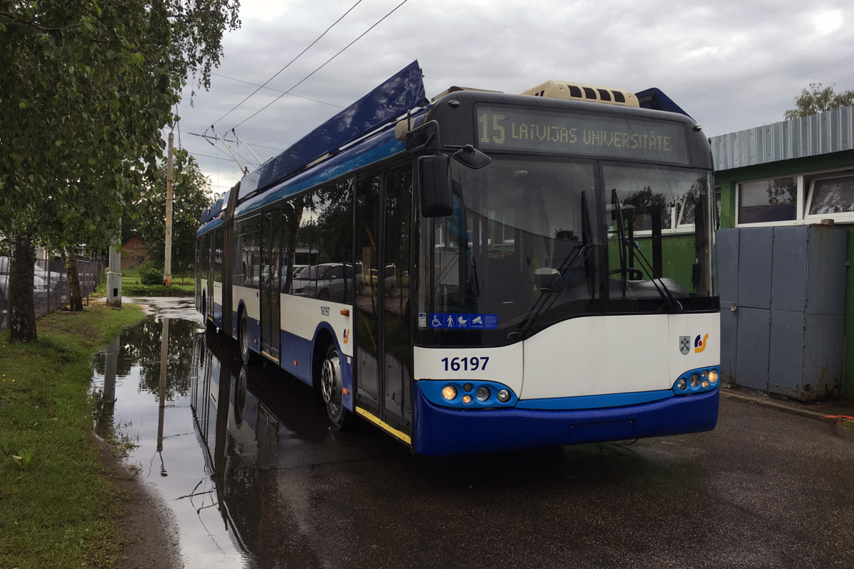 Рига, Solaris Trollino II 18 Ganz № 16197 Рига, Solaris Trollino II 18 Ganz № 16197
