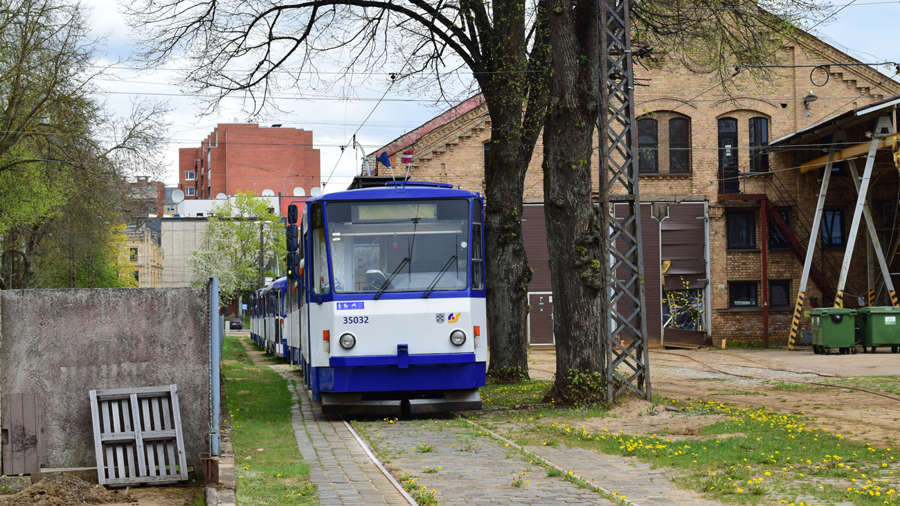 Рига, Tatra T3MR (T6B5-R) № 35032