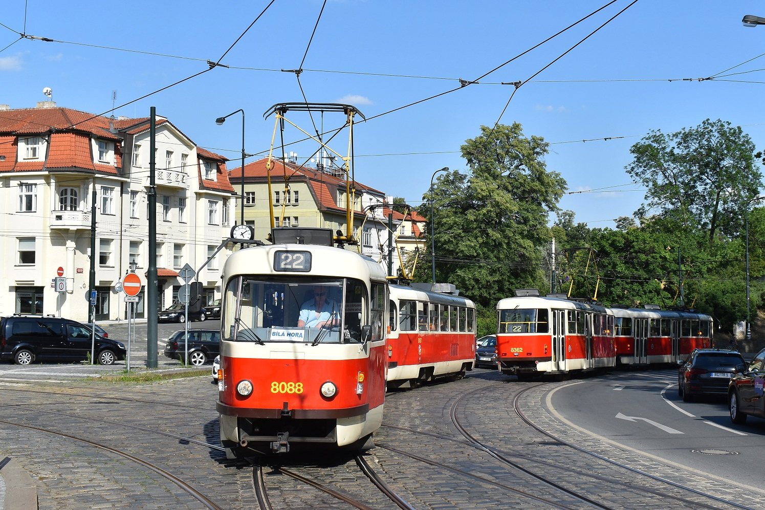 Prague, Tatra T3M2-DVC # 8088 Prague, Tatra T3M2-DVC # 8088