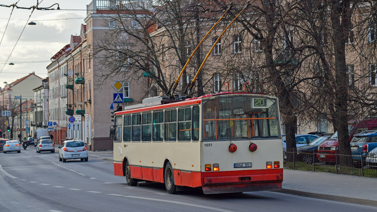 Vilnius, Škoda 14Tr17/6M Br. 1651